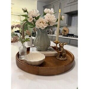 Embossed Bunny Stoneware Plate, White, 6", by My Texas House- NEW